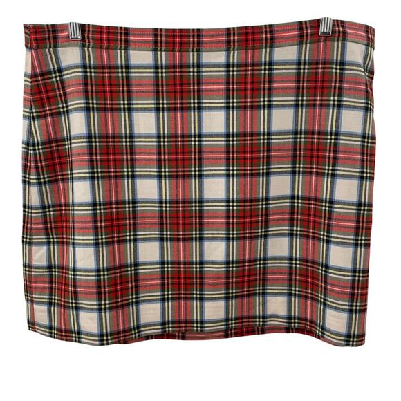 NWT J. Crew 18 Natasha Skirt In Snowy Stewart Tartan Plaid BM885 Holiday - Picture 3 of 8
